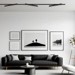 Трековый однофазный светильник Опал, 4000K, 340-608мм, 540-2700LM